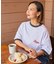 【限定展開】LUCY'S BAKERY×FREAK'S STORE/ルーシーズベーカリー 別注 ビッグシルエット バックプリント クルーネックTシャツ