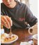 【限定展開】LUCY'S BAKERY×FREAK'S STORE/ルーシーズベーカリー 別注 ビッグシルエット バックプリント クルーネックTシャツ