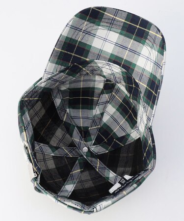 Oxbridge tartan sports cap/オックスブリッジ タータン スポーツキャップ