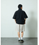 ストレッチナイロン半袖ハーフスナップシャツ