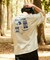 【限定展開】Cream Ecoes×FREAK'S STORE/クリームエコーズ 別注 ビッグシルエット バックプリント クルーネックTシャツ