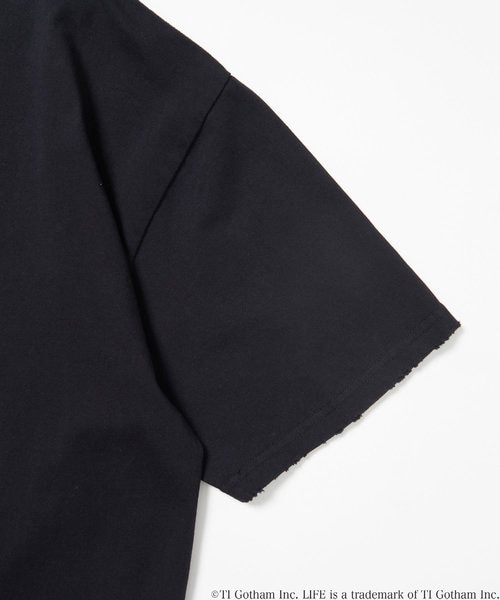 別注 カート・コバーン コラボフォト カレッジTシャツ/LIFE Kurt