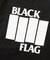 BLACK FLAG TEE BARS & LOGO/ブラック・フラッグ プリント グラフィック 半袖Tシャツ