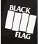 BLACK FLAG TEE BARS & LOGO/ブラック・フラッグ プリント グラフィック 半袖Tシャツ