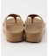 W- FLIP FLOP/リカバリーサンダル 厚底 トングタイプ