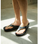 W- FLIP FLOP/リカバリーサンダル 厚底 トングタイプ