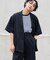 リネンライクショートスリーブジャケットセットアップ【機能素材】