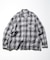 Magazine Pocket  Open Collar Shirt(Ombre)/マガジンポケット オープンカラーシャツ オンブレチェック