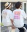 BICOLOR POSTER TEE / バイカラーポスターTシャツ