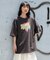 蛍光カラープリントTシャツ