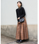 ラウンドティアードスカート