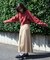 別注 wide pleats skirt / 別注ワイド プリーツ スカート
