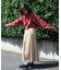 別注 wide pleats skirt / 別注ワイド プリーツ スカート