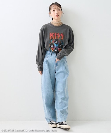 KISS フェイス ロンT / ロックTシャツ / バンドTシャツ｜フリークス 