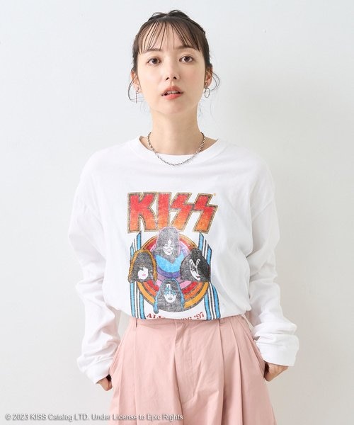 KISS フェイス ロンT / ロックTシャツ / バンドTシャツ｜フリークス