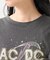 ACDC  ロゴ フリル ロンT / ロックＴシャツ / バンドＴシャツ