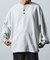 限定展開 9オンス Heavyweight ビッグシルエット ヘンリーネック ロングスリーブTシャツ/ヘビーウェイト/ロンTEE