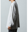 限定展開 9オンス Heavyweight ビッグシルエット ヘンリーネック ロングスリーブTシャツ/ヘビーウェイト/ロンTEE