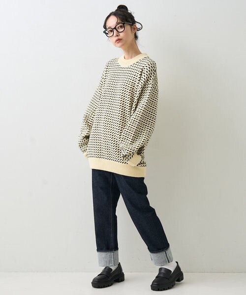 Wayne Washable Sweater Birds-Eye/ウェイン ウォッシャブル セーター 