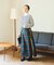 別注 Combination Fashion Maxi Kilt/コンビネーション ファッション マキシ キルト/チェック ロングスカート