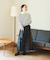 別注 Combination Fashion Maxi Kilt/コンビネーション ファッション マキシ キルト/チェック ロングスカート