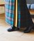 別注 Combination Fashion Maxi Kilt/コンビネーション ファッション マキシ キルト/チェック ロングスカート