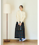 別注 Combination Fashion Maxi Kilt/コンビネーション ファッション マキシ キルト/チェック ロングスカート