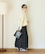 別注 Combination Fashion Maxi Kilt/コンビネーション ファッション マキシ キルト/チェック ロングスカート