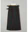 別注 Combination Fashion Maxi Kilt/コンビネーション ファッション マキシ キルト/チェック ロングスカート