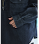 HF-ZIP DENIM L/S SHT/ハーフジップ デニム ロングスリーブ シャツ/リラックスフィット