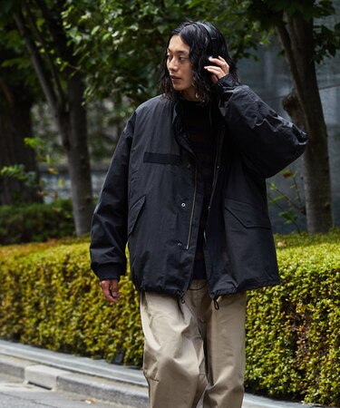 限定展開 ビッグシルエット ライナーセット ショートモッズコート 