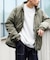 限定展開 ビッグシルエット プリマロフト LEVEL7 JACKET/中綿ミリタリーブルゾン