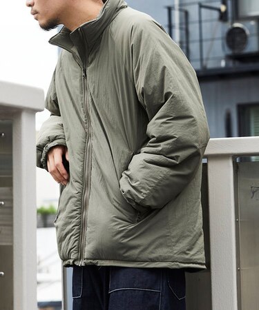 限定展開 ビッグシルエット プリマロフト LEVEL7 JACKET/中綿 