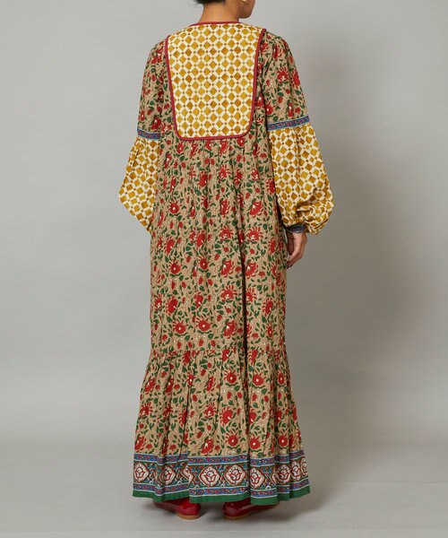 インド胸キルトプリントワンピース｜フリークスストアの通販｜&mall