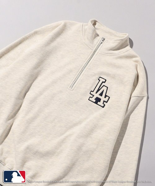 MLB × FREAK’S STORE 裏毛ハーフジップスウェット MLB 裏毛 ハーフジップ スウェット｜フリークスストアの通販