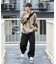 バルーンシルエット カーゴパンツ/ワイドパンツ/ビックシルエット/6ポケットパンツ/カーゴポケット