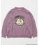 限定展開 PEANUTS/ピーナッツ 別注 ビッグシルエット クルーネック ジャガードニット/チャーリー・ブラウン