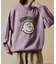 限定展開 PEANUTS/ピーナッツ 別注 ビッグシルエット クルーネック ジャガードニット/チャーリー・ブラウン