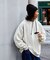 限定展開 KELTY×FREAK'S STORE/ケルティ 別注 ワンポイント ヴィンテージロゴ クルーネックスウェット/ビッグシルエット