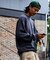 限定展開 KELTY×FREAK'S STORE/ケルティ 別注 ワンポイント ヴィンテージロゴ クルーネックスウェット/ビッグシルエット