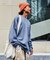 限定展開 KELTY×FREAK'S STORE/ケルティ 別注 ワンポイント ヴィンテージロゴ クルーネックスウェット/ビッグシルエット