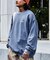 限定展開 KELTY×FREAK'S STORE/ケルティ 別注 ワンポイント ヴィンテージロゴ クルーネックスウェット/ビッグシルエット