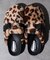 限定展開 FREAK'S STORE OUTDOORS/フリークスアウトドアーズ バックルストラップ ファーサンダル/レオパード/クロッグ