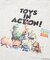 限定展開  TOY STORY/トイ・ストーリー 別注 ビッグシルエット バックプリント クルーネックスウェット/ACTION