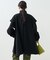ウーリー ケープ スリーブ ショートコート
