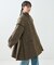 ウーリー ケープ スリーブ ショートコート