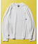 限定展開 CHUMS×FREAK'S STORE/チャムス 別注 ワンポイント刺繍 ロングスリーブ ポケットTシャツ/ロンT/ポケT