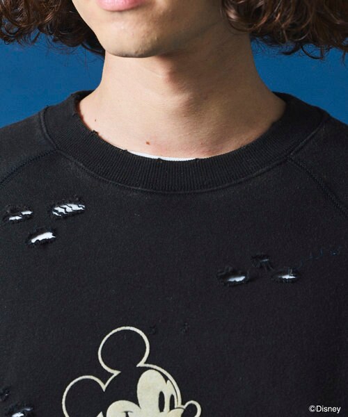 DISNEY/ディズニー ミッキーマウス ビックシルエット フロッキー