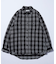限定展開 ビッグシルエット ヘビーウェイト ネルチェックシャツ