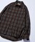 限定展開 ビッグシルエット ヘビーウェイト ネルチェックシャツ